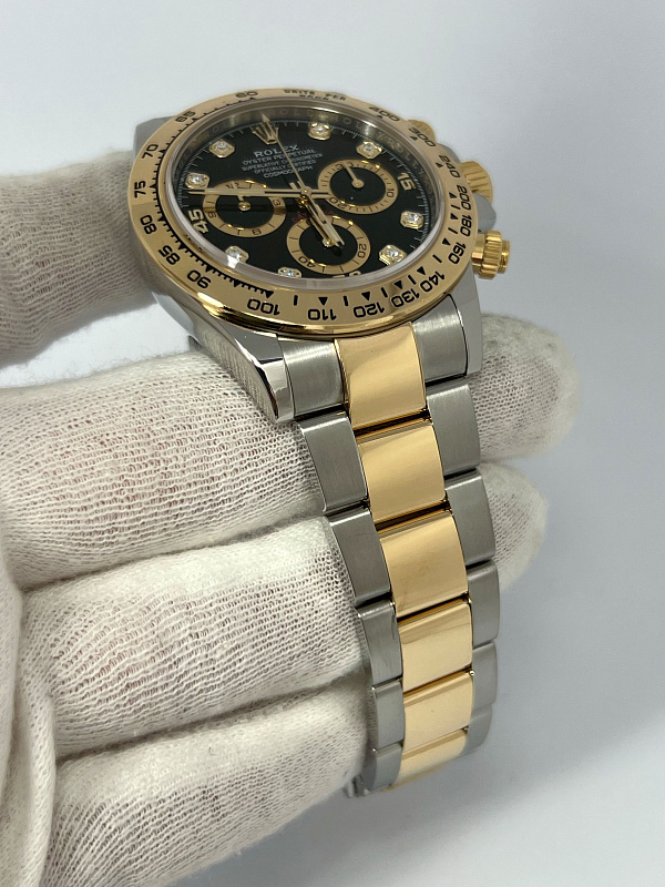 Daytona 116503 Yellow Rolesor Diamond Indexes