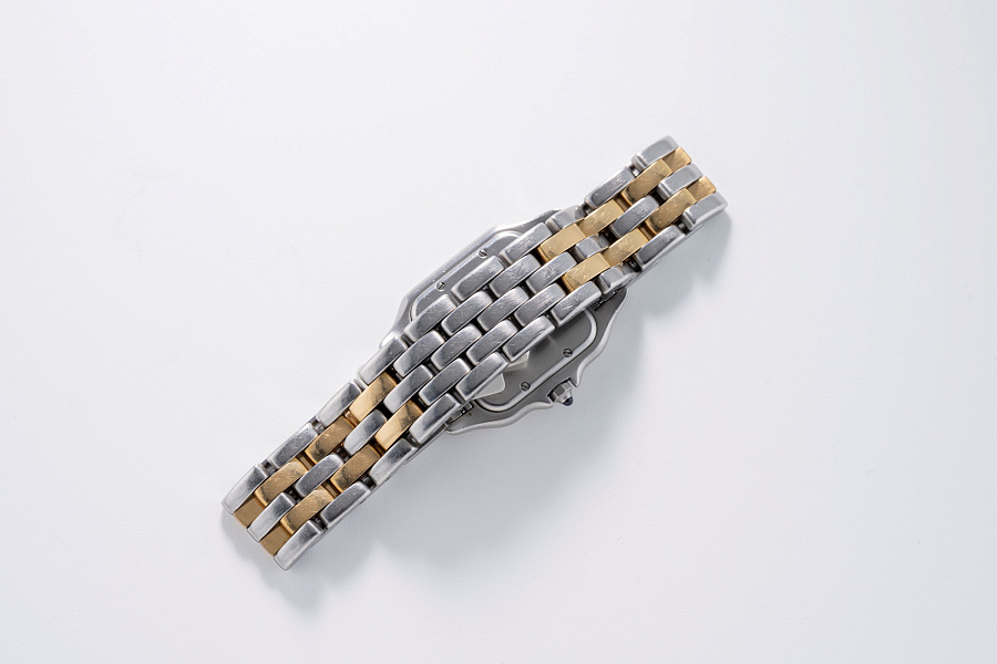 Panthère Ref. 1100 in Stainless Steel and 18k Yellow Gold