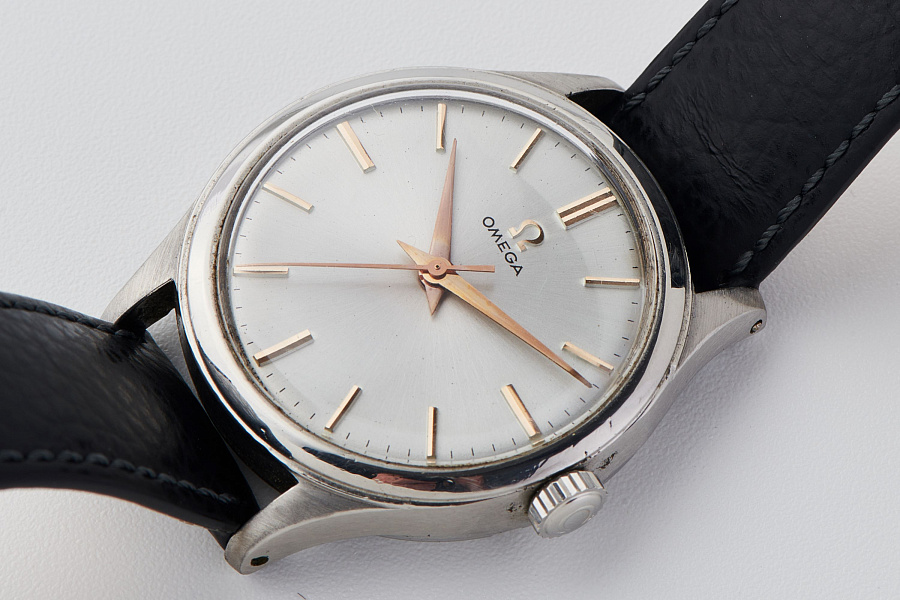 Stainless Steel Dress Watch Rose Gold Hands
