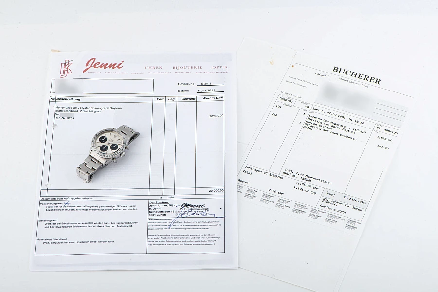 Early No 'Daytona' Cosmograph Ref. 6239 in Stainless Steel