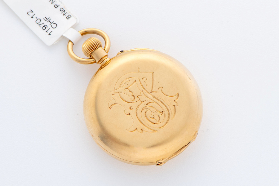 1900s Pocket Watch in 18k Yellow Gold
