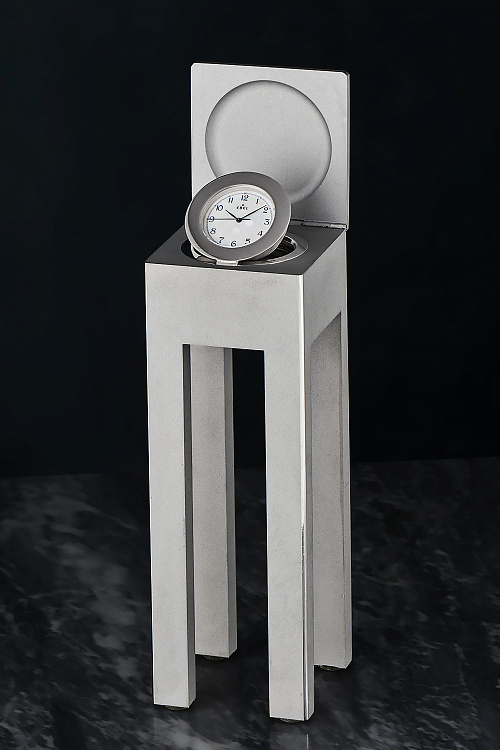 Table Clock with Mother of Pearl Dial