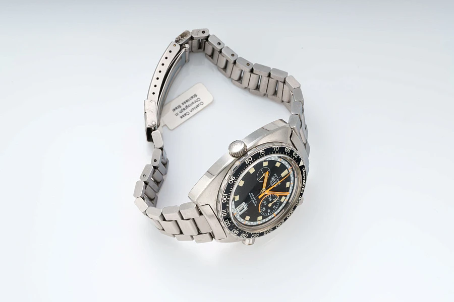 Autavia Cushion Case Chronograph in Stainless Steel
