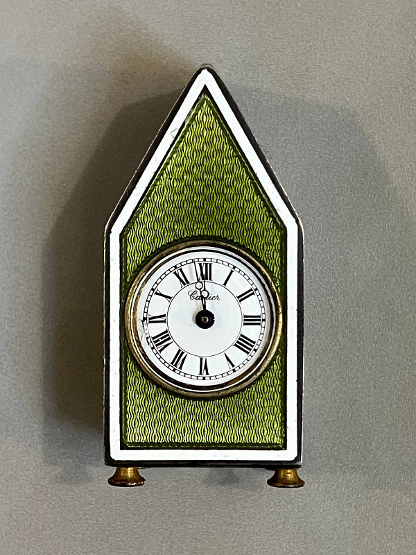 ‘Village House’ Desk Clock, Vintage