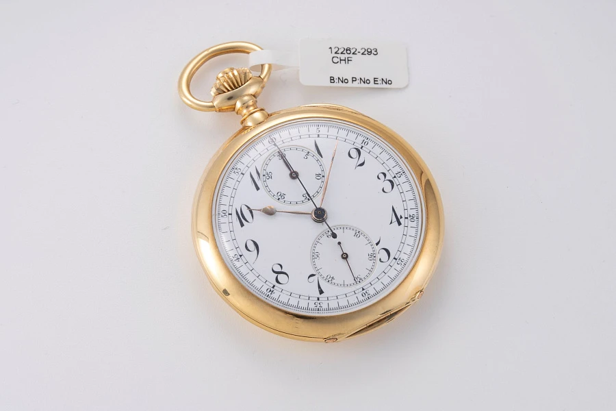Monopusher Chronograph Pocket Watch in 18k Rose Gold