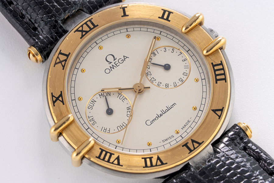 Constellation Day-Date Quartz Ref. 1980155 in Stainless Steel and 18k Yellow Gold