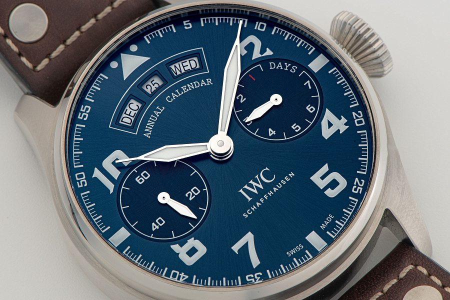 Le Petit Prince Annual Calendar Ref. IW502710 in Stainless Steel