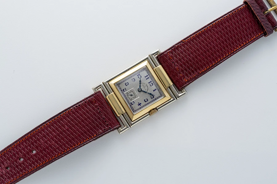 Paul Ditisheim Ornate Dress Watch in 18k Yellow and White Gold