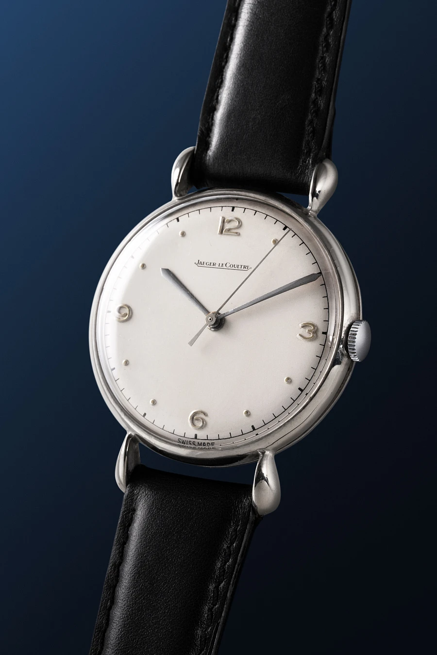 Jumbo Dress Watch with Teardrop Lugs in Stainless Steel