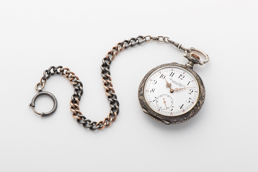 Shooting Tournament 1909 Pocket Watch in Silver