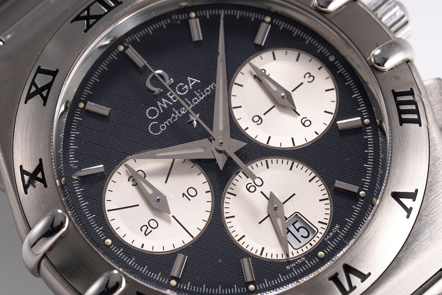 Constellation MechaQuartz Chronograph Ref. 386.1201 in Stainless Steel