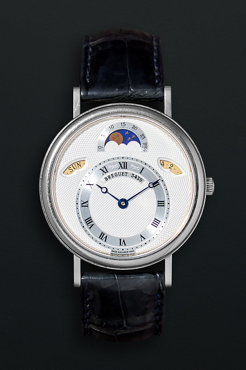 Classique 3337 Day Date Moonphase White Gold Automatic