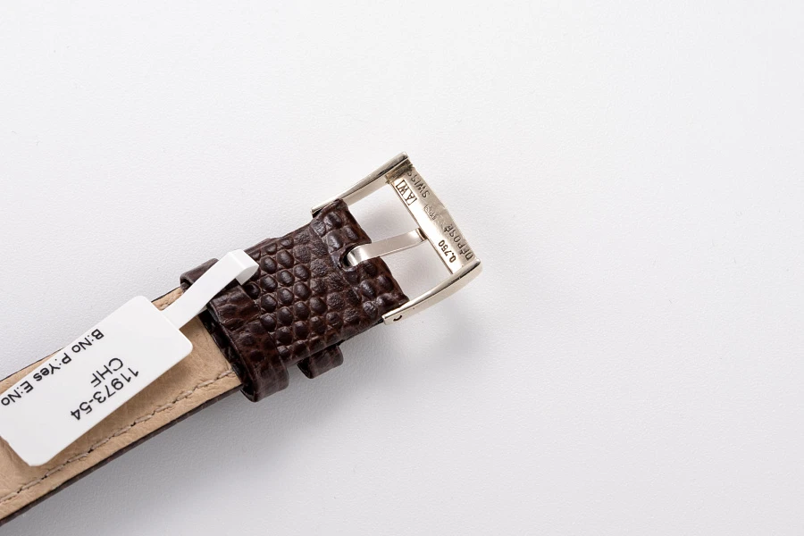 Calatrava Linen Dial Ref. 3538 in 18k White Gold