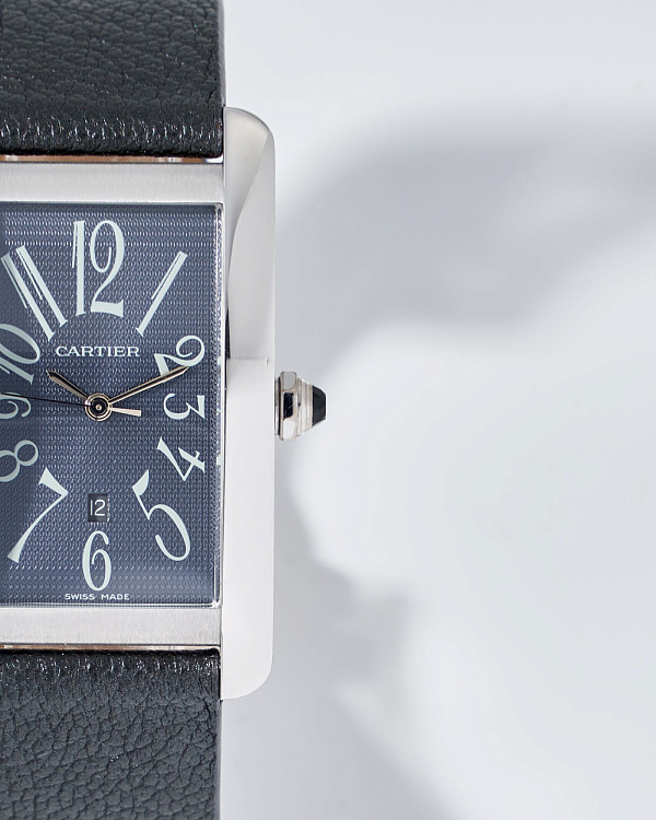 Tank Américaine Large Model White Gold Automatic