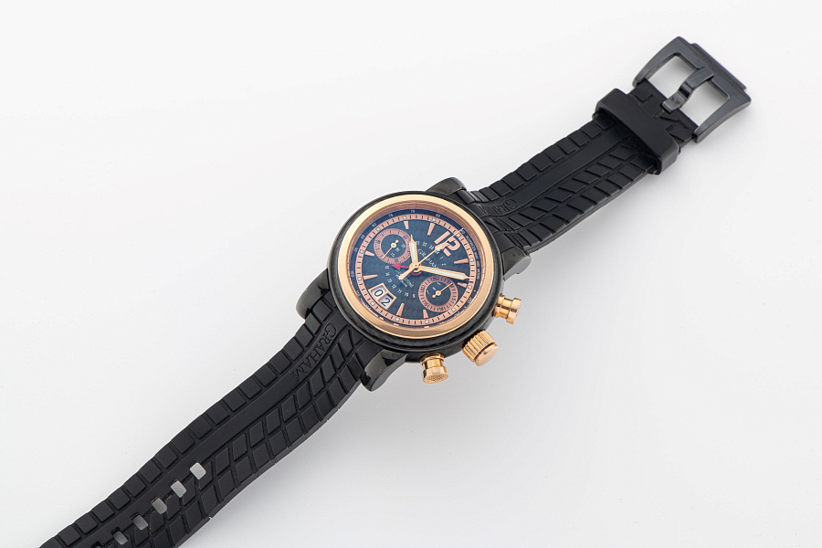 Grand Silverstone Woodcote Steel & 18K Gold