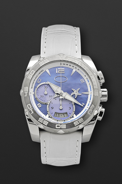 Pershing Asteria Chronograph White Gold