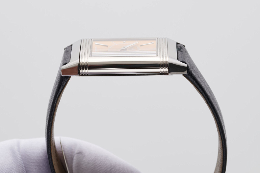 Reverso 18K White-Gold Salmon Dial