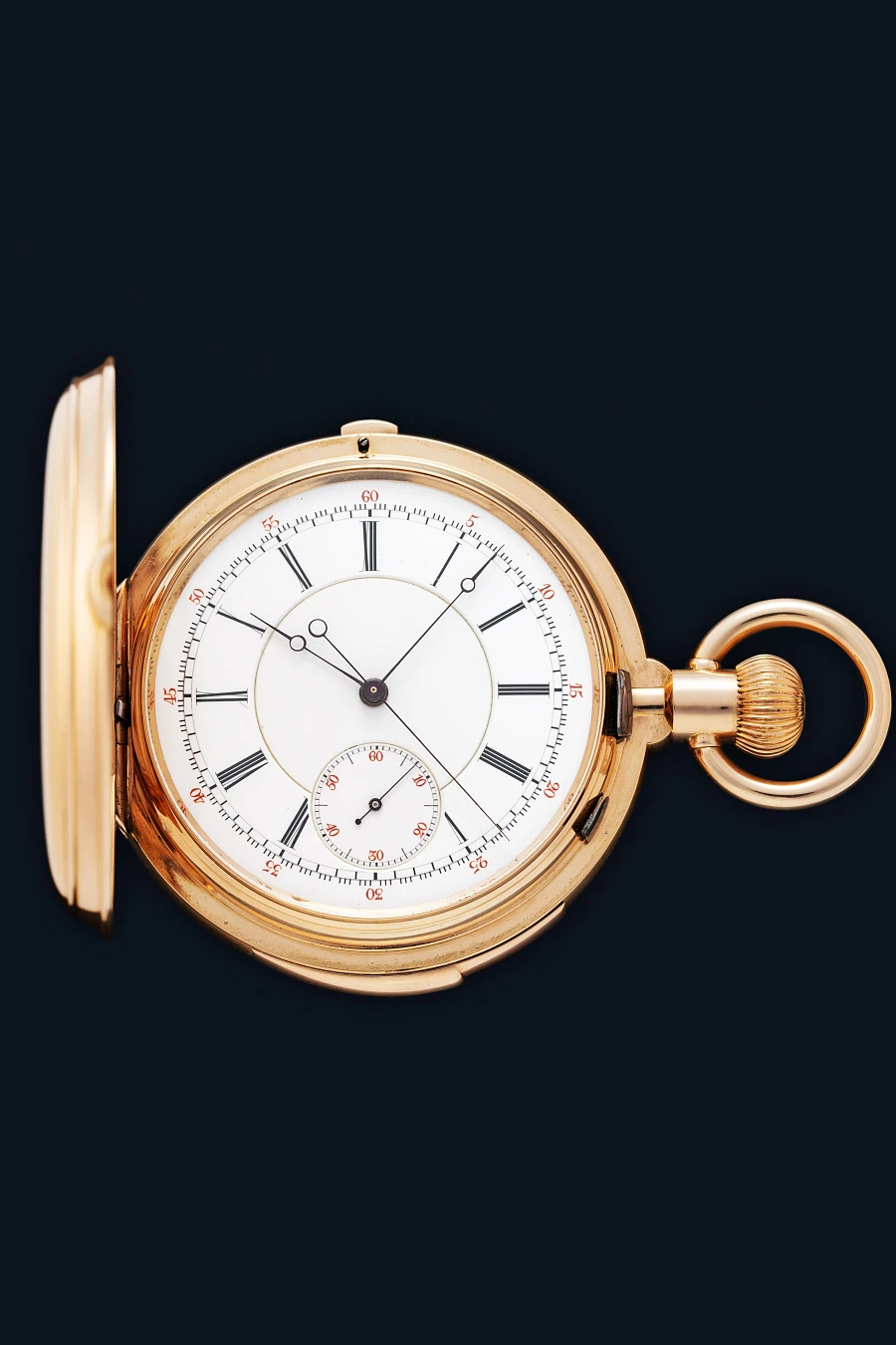 Minute Repeater Monopusher Chronograph in 18k Rose Gold