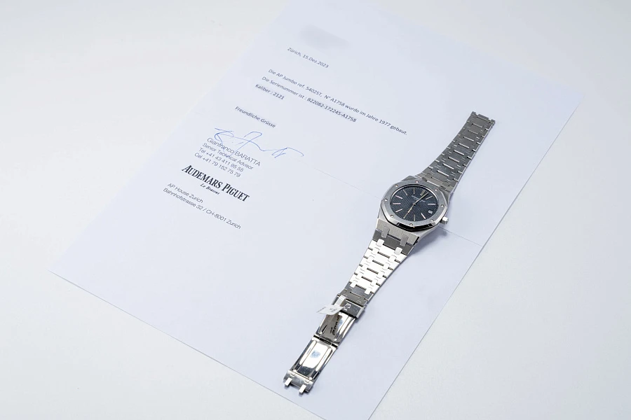 Royal Oak Jumbo Ref. 5402ST A-Serial in Stainless Steel