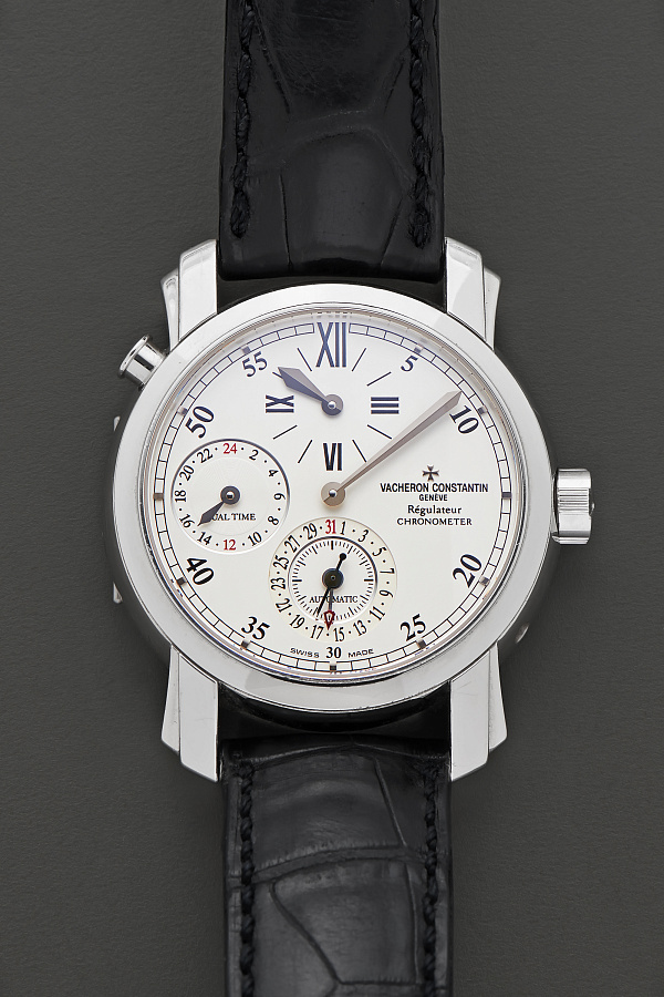 Régulateur Dual Time in 18k White Gold