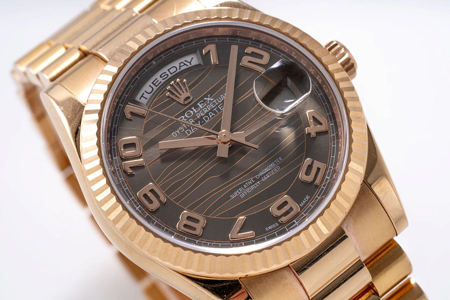 Day-Date Ref. 118235 in 18k Rose Gold