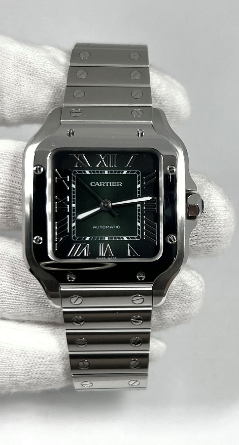 Santos de Cartier Steel Medium Model
