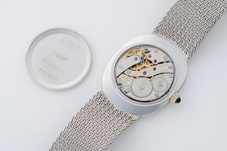 Ellipse Ref. 3849 in 18k White Gold with Diamonds