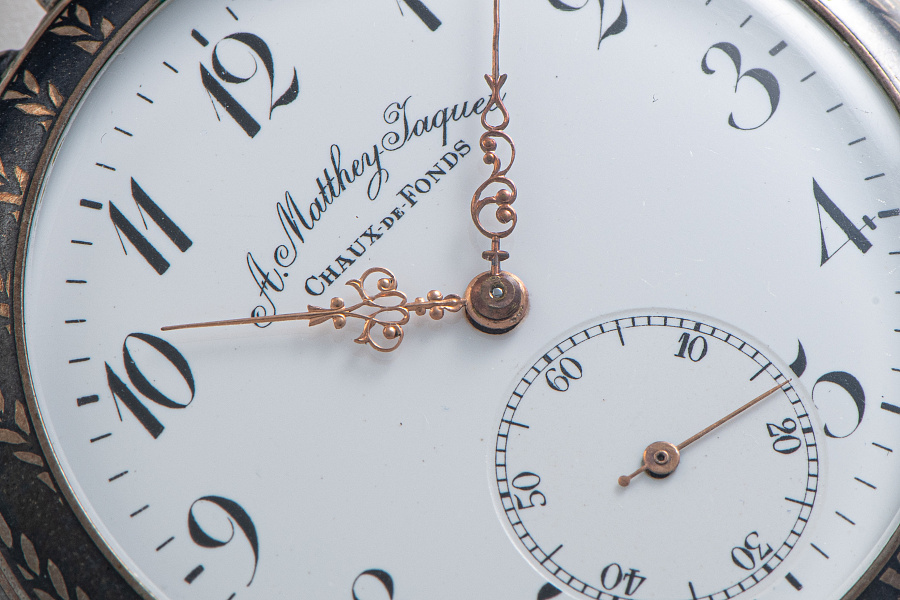 Tula Silver Pocket Watch