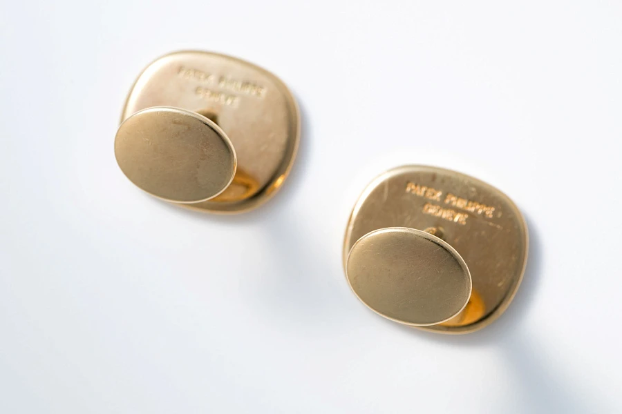 Ellipse Cufflinks in 18k Yellow Gold