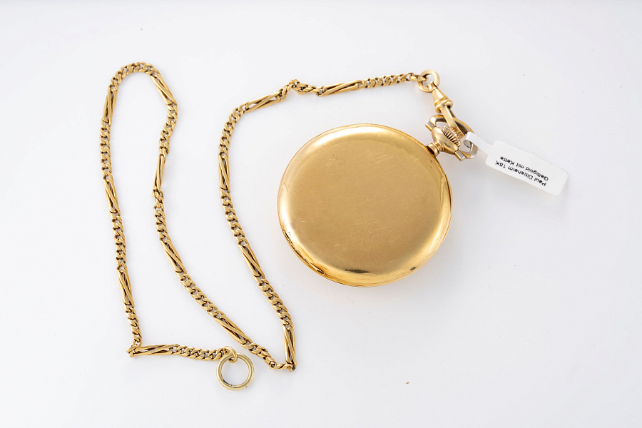 Paul Ditisheim 18K Gelbgold mit Kette