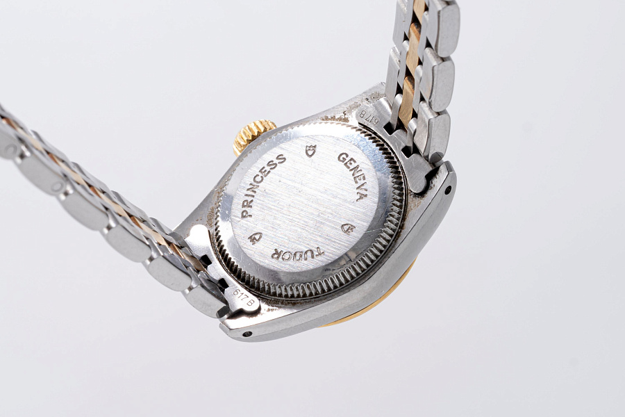 Princess Date Ref. 92513 in Stainless Steel and 18k Yellow Gold