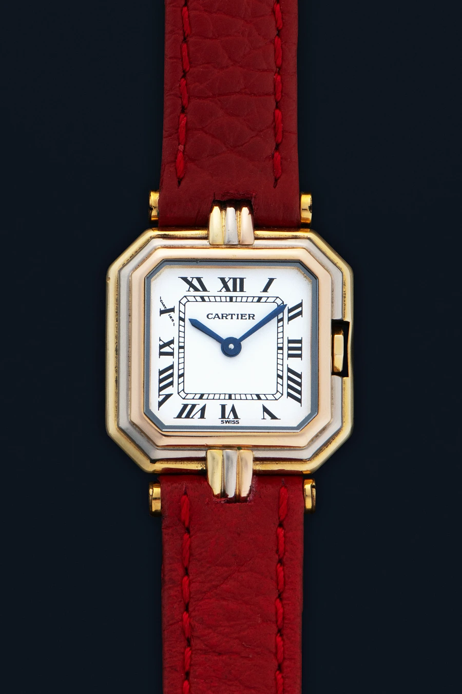 Ceinture Trinity Ref. 66002 in 18k Rose, White, and Yellow Gold