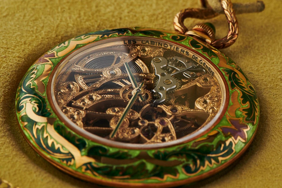 Historically Important Piece Unique Skeletonized Les Cabinotiers de Genève