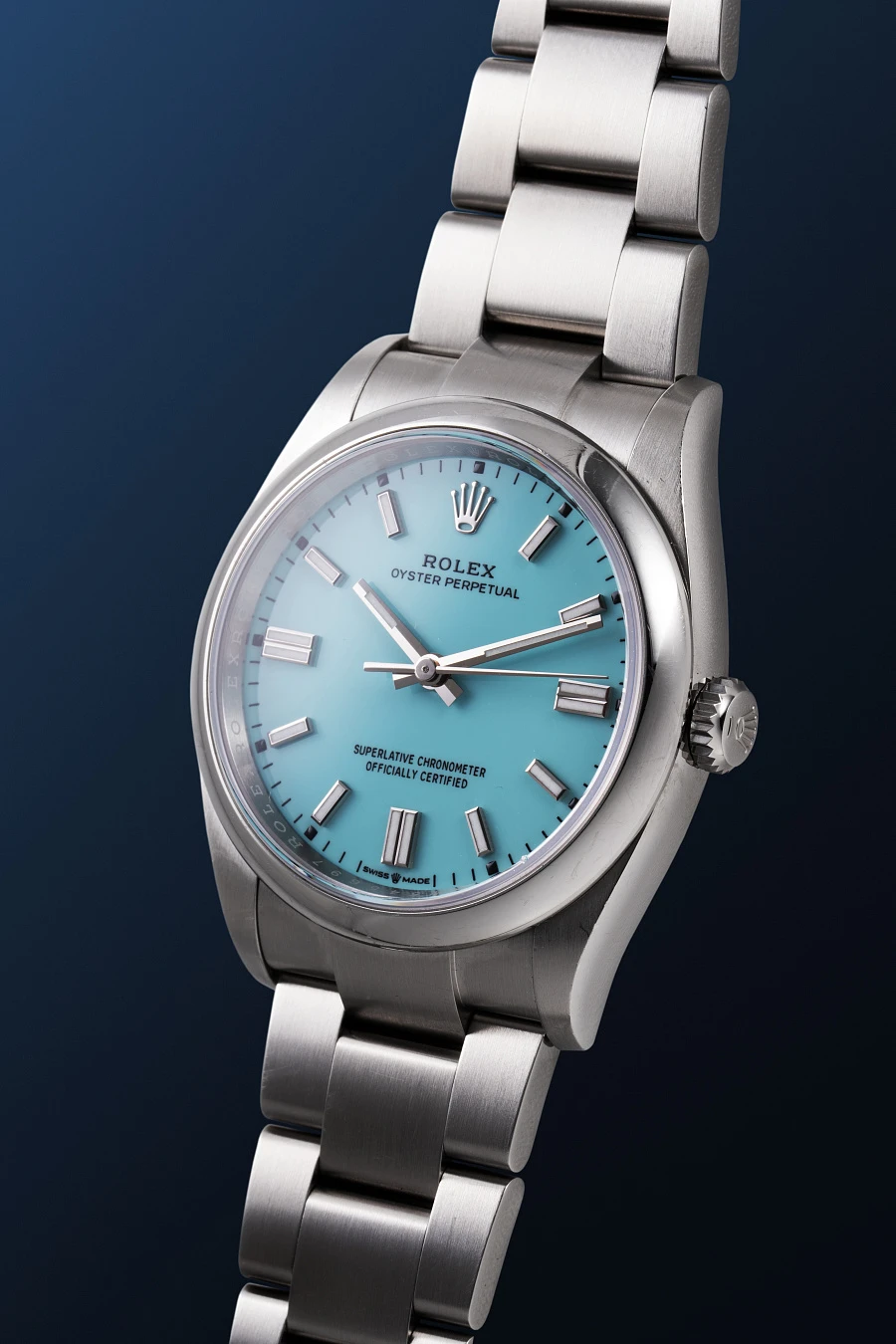 Oyster Perpetual 'Tiffany' Dial Ref. 126000 in Stainless Steel