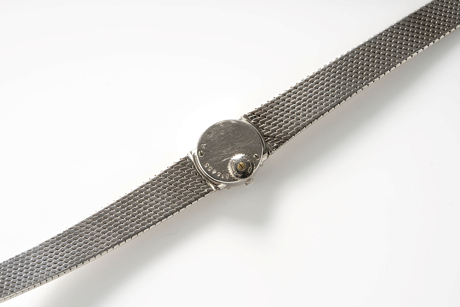 Miniature Jewelry Watch in 18k White Gold