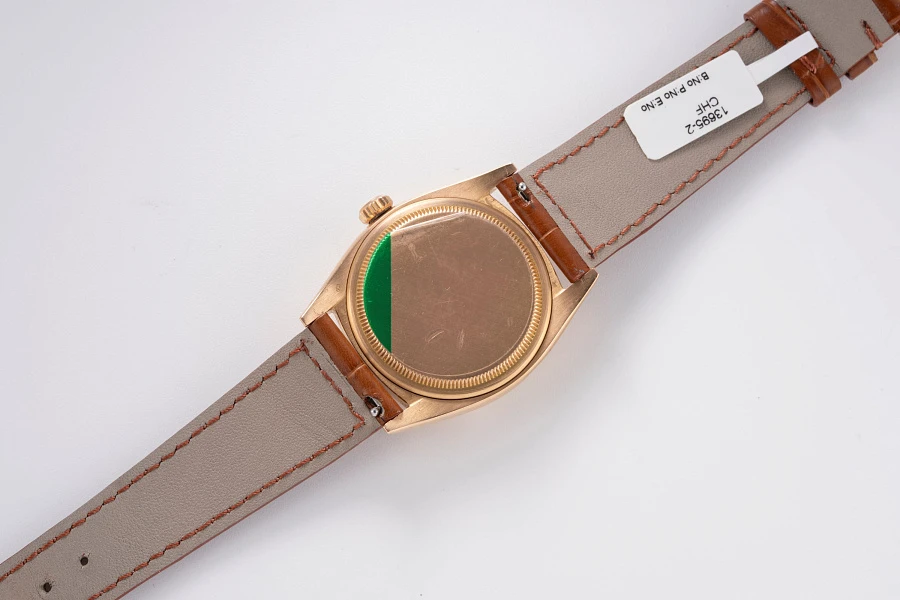 Black Dial Datejust Ref. 6605 in 18k Rose Gold