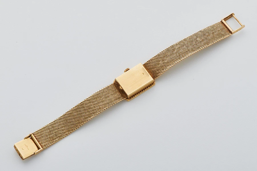 Tiger Eye Ladies Watch in 18k Yellow Gold