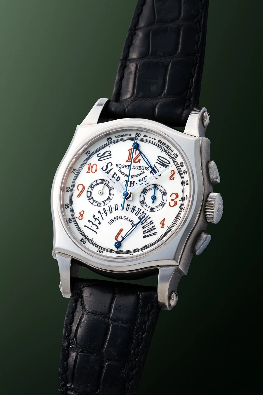 Sympathie Retrograde QP Chronograph Ref. S40 in 18k White Gold