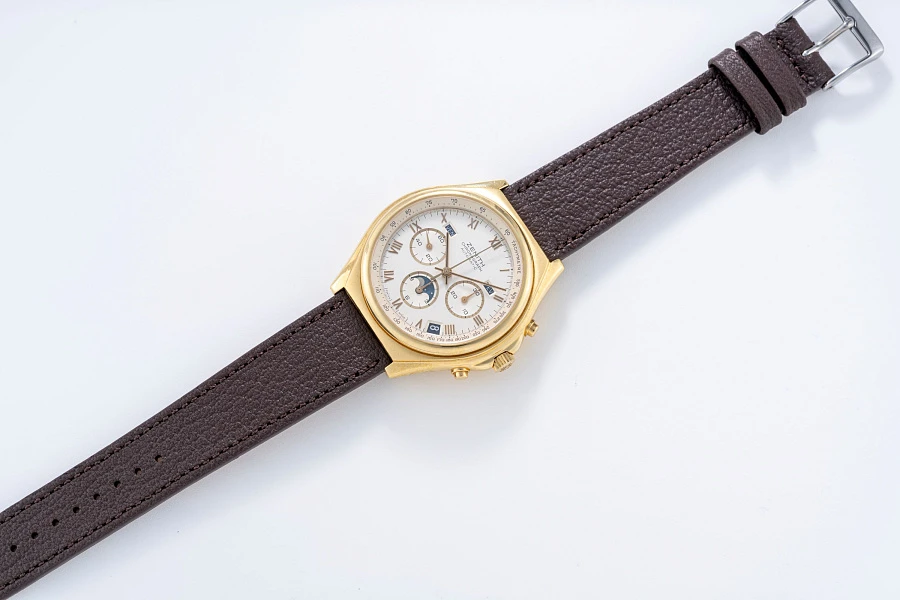 El Primero Calendar Ref. 30.0160.418 in 18k Yellow Gold