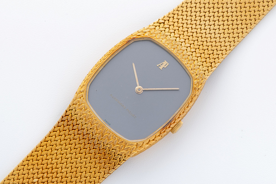 Dress Watch Ref. 674 in 18k Yellow Gold with Pink Patina