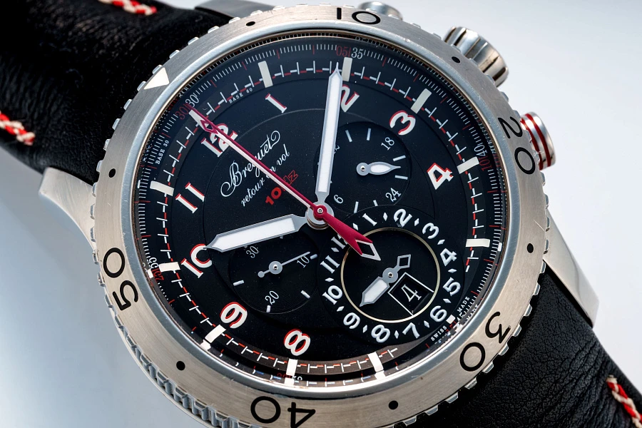Type XXII 10Hz Chronograph GMT Ref. 3880 in Stainless Steel