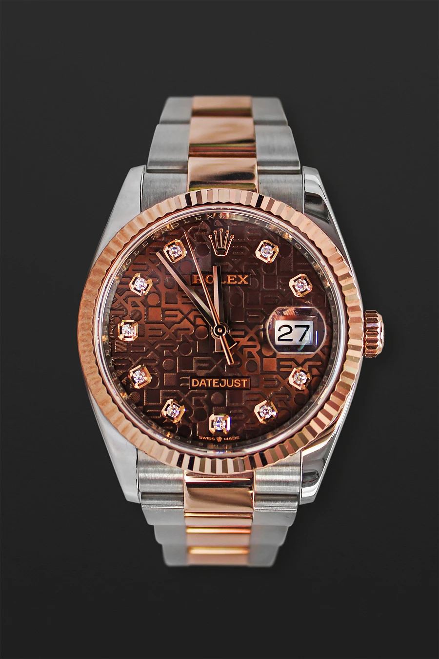 Datejust ‘Everose Rolesor’ 36mm Jubilee Dial