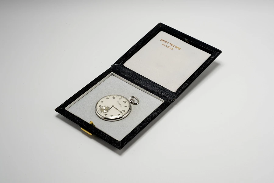 Pocket Watch with Breguet Numerals in Platinum