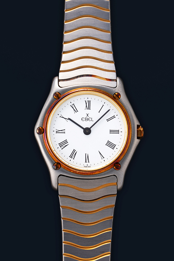 Ladies Classic Wave Ref. 20859 in Stainless Steel and 18k Yellow Gold