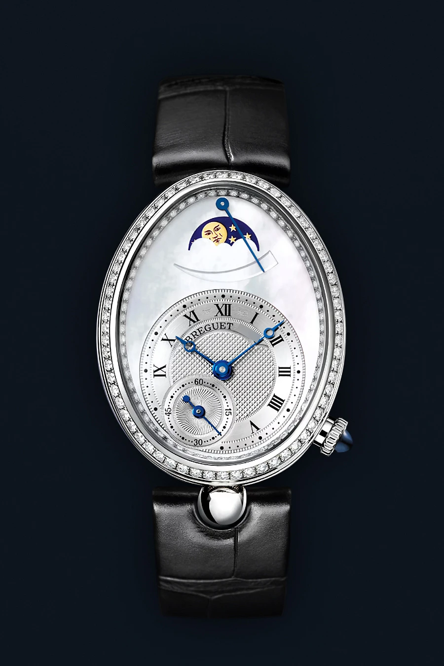 Reine de Naples White Gold Mother of Pearl Dial