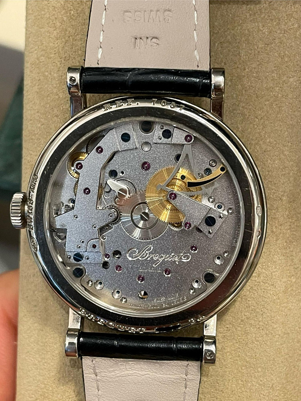 Tradition 7057 Manual Wind White Gold