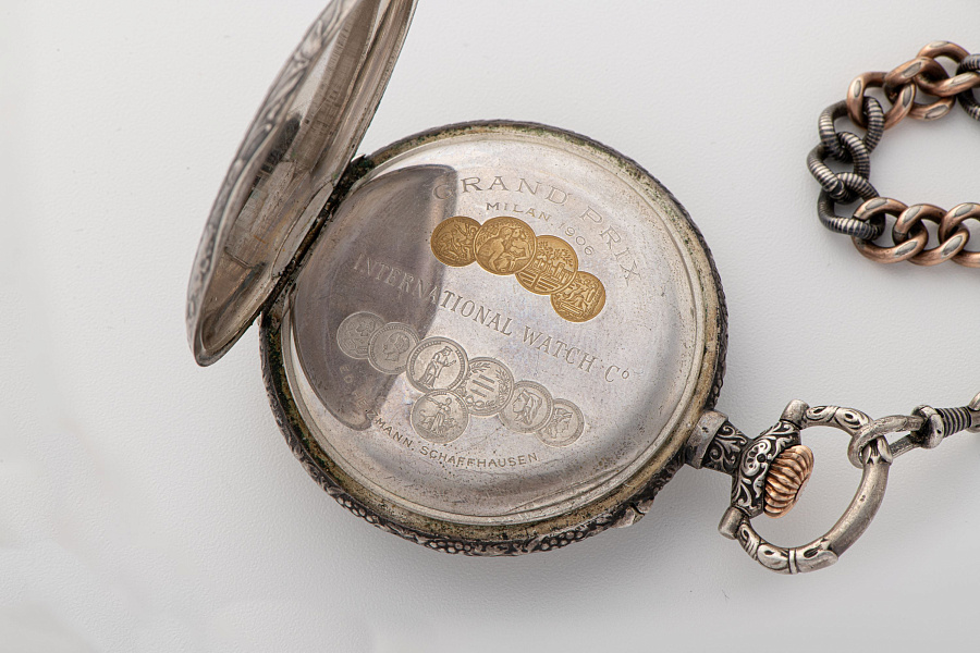 Shooting Tournament 1909 Pocket Watch in Silver