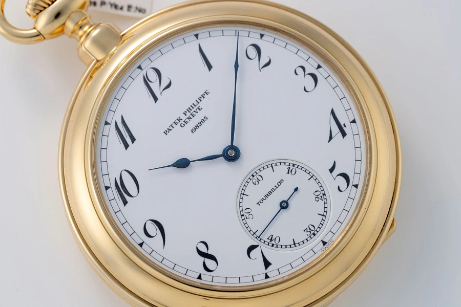 Obersvatory Chronometer Tourbillon Pocket Watch Ref. 966J in 18k Yellow Gold