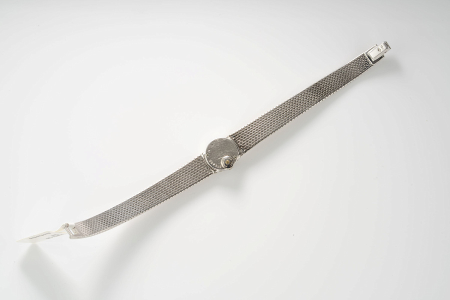Miniature Jewelry Watch in 18k White Gold