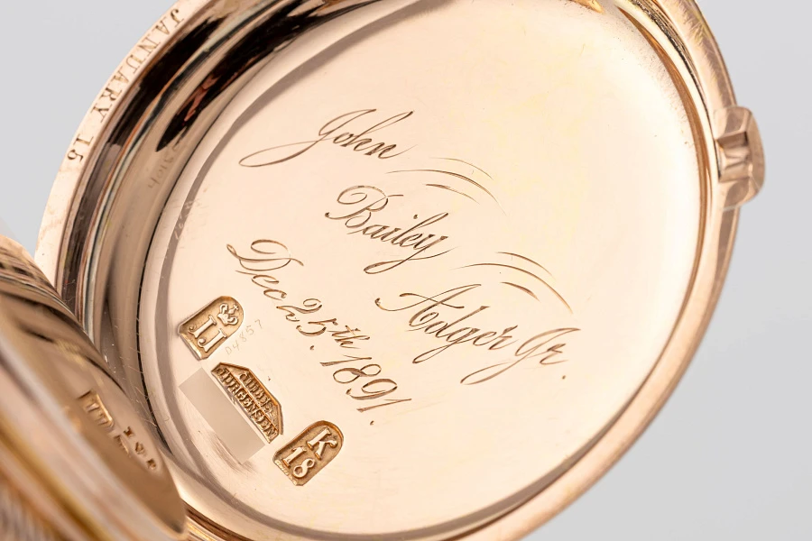 Pocket Watch in 18k Rose Gold